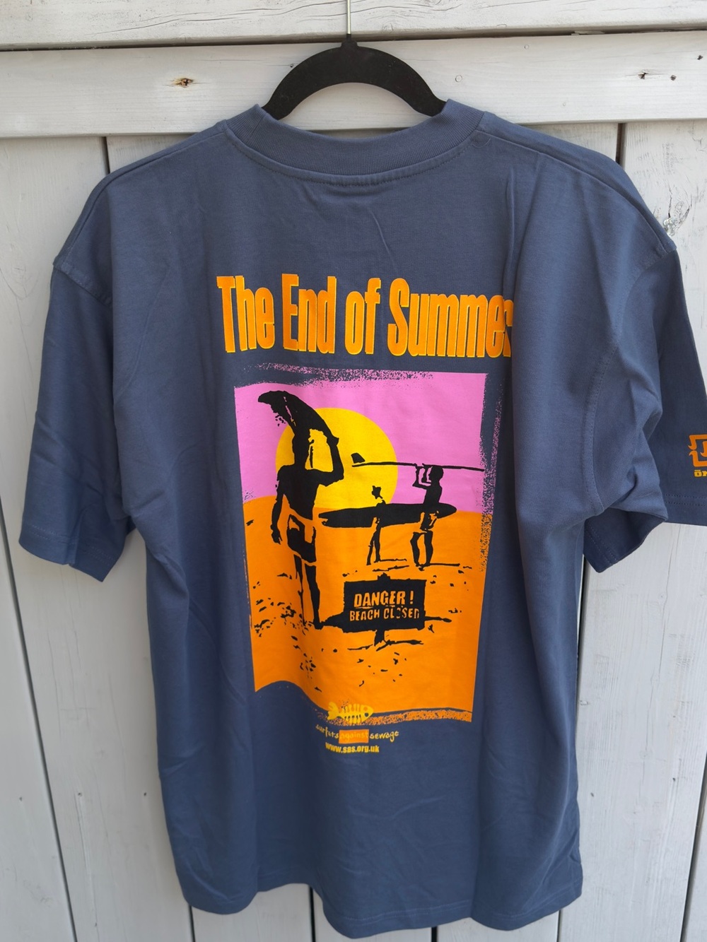 Vintage collectable Onfire The End of Summer surfers against sewage T-shirt.